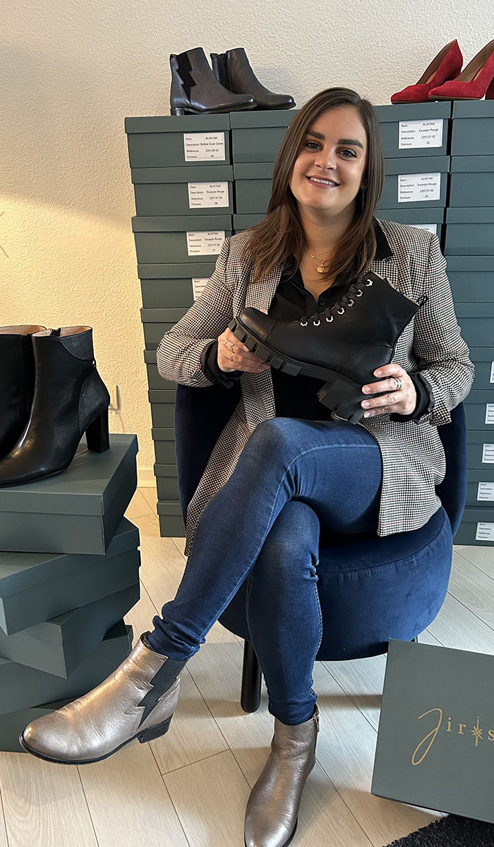 jirisee-marque-chaussures-pour-femme-la-creatrice-julie-montagnon-profil